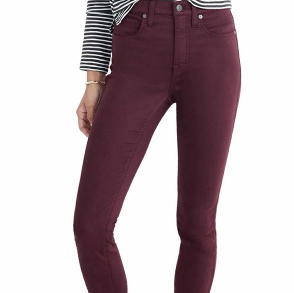 Madewell Denim - Madewell 10" High-Rise Skinny Sateen Jeans SZ 27P
